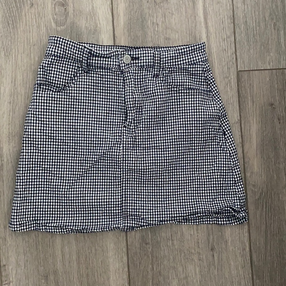 plaid skirt